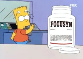 Bart Simpson es medicado por TDAH