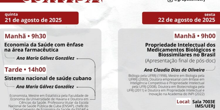 Actividades del Grupo SEM (Saude, Sociedad, Estado e Mercado)
