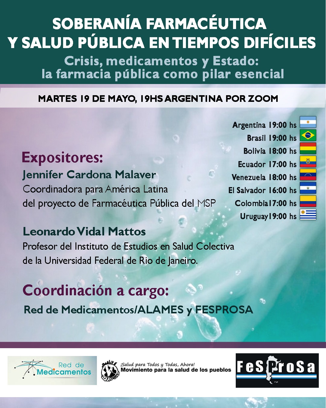 SOBERANÍA FARMACÉUTICA Y SALUD PÚBLICA EN TIEMPOS DIFÍCILES
